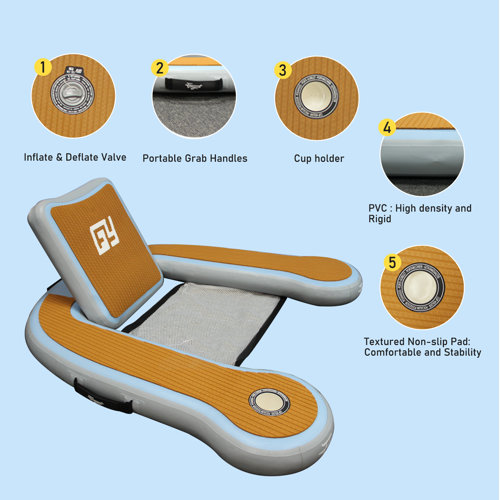 CREWYN FLOAYANT Inflatable Floating Hangout Chair Wayfair